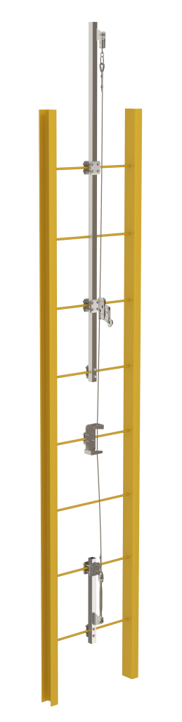 Вертикальная анкерная линия VIRA с амортизатором
